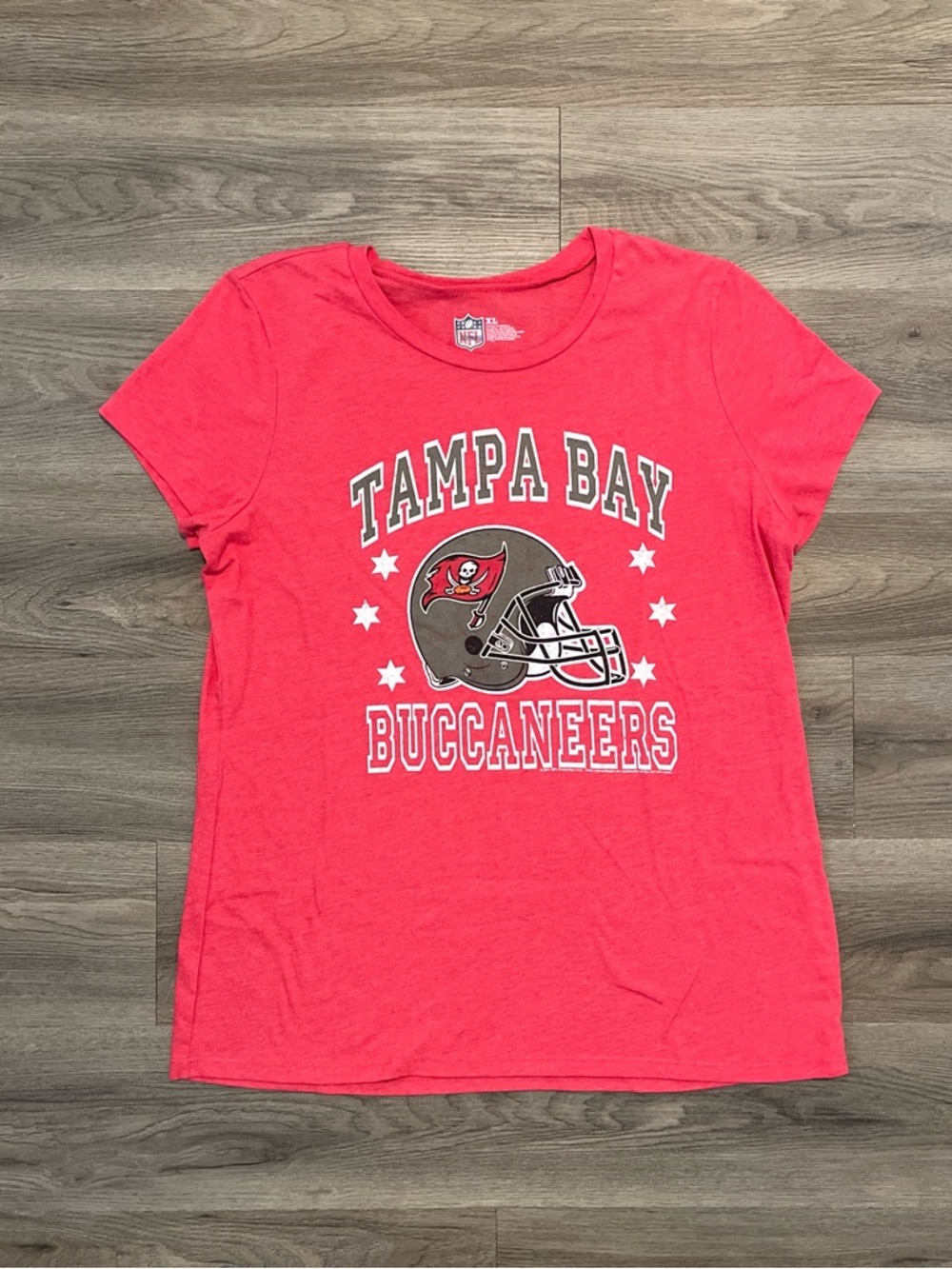 NFL Red Screenprint Logo Tee